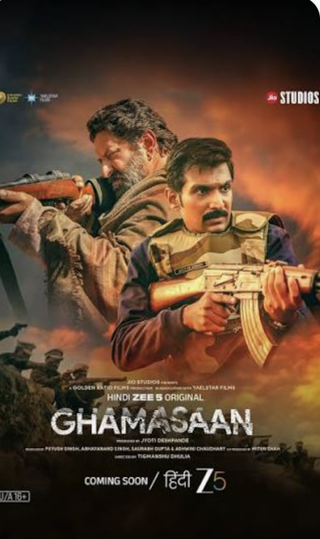 Original OTTClock editorial artwork for Ghamasaan poster