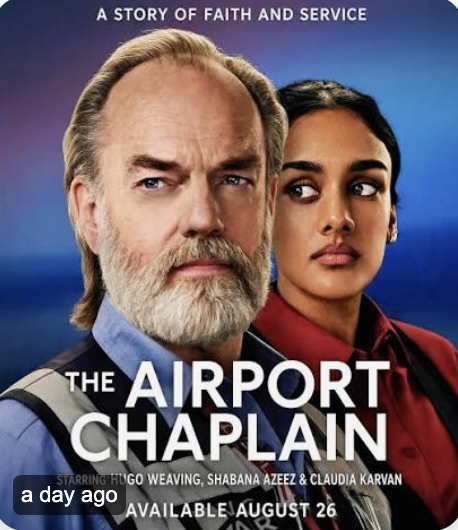 Original OTTClock editorial artwork for The Airport Chaplain poster